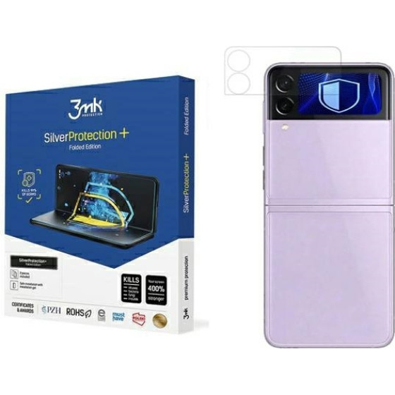 3MK Silver Protect+ Sam Z Flip 3 5G Wet-Install Antimicrobial Film