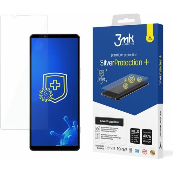 3MK Silver Protect+ Sony Xperia 1 IV Antimicrobial Wet Application Screen Protector