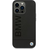 BMW iPhone 14 Pro 6,1'' black Leather Stamp - (BMHCP14LSLLBK)