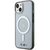 BMW iPhone 15 / 14 / 136.1'' przezroczysty/transparent hardcase Silver Ring MagSafe - (BMHMP15SHCRS)