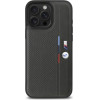 BMW iPhone 16 Pro Max 6.9'' anthracite hardcase M Perforated Tricolor Detail - (BMHCP16X23PUPVA)