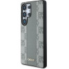 DKNY Case Leather Checkered Pattern MagSafe for Samsung Galaxy S25 Ultra taupe - (DKHMS25LPCPVSLE)