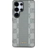 DKNY Case Leather Checkered Pattern MagSafe for Samsung Galaxy S25 Ultra taupe - (DKHMS25LPCPVSLE)