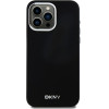 DKNY iPhone 14 Pro Max 6.7'' black hardcase Liquid Silicone Small Metal Logo MagSafe - (DKHMP14XSMCHLK)