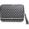 DKNY Sleeve 14'' black Checkered Pattern Printed Stripes - (DKCS14PVSHLK)