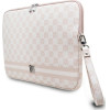 DKNY Sleeve 14'' pink Checkered Pattern Printed Stripes - (DKCS14PVSHLP)
