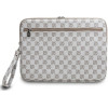 DKNY Sleeve 16'' beige Checkered Pattern Printed Stripes - (DKCS16PVSHLE)