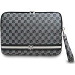 DKNY Sleeve 16'' black Checkered Pattern Printed Stripes - (DKCS16PVSHLK)