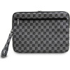 DKNY Sleeve 16'' black Checkered Pattern Printed Stripes - (DKCS16PVSHLK)