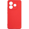 Beline Etui Silicone Xiaomi Redmi Note 14 czerwony/red