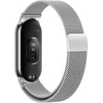 Beline Mi Band 9/8 Magnetic Strap Silver