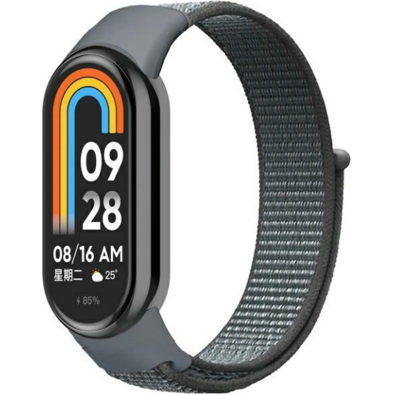 Beline Mi Band 9/8 NylonLoop strap gray