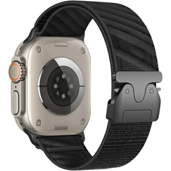 Beline pasek Apple Watch Oblique 42/44/45/49mm czarny/black