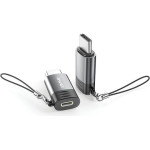 Awei Adapter Lightning/USB-C Szare /Grey - (A12)