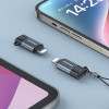Awei Adapter USB-C/Lightning Szary /Grey - (A11)