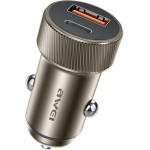 Awei Car Charger 33W USB+USB-C Brown - (C-857)
