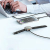 Awei Kabel 3w1 usb-c/lightning/watch100W/10W/2.5W czarny/Black - (W23)