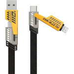 Awei Kabel 4w1 usb-c/lightning/USB-A czarny/Black 65W/27W - (CL-226)