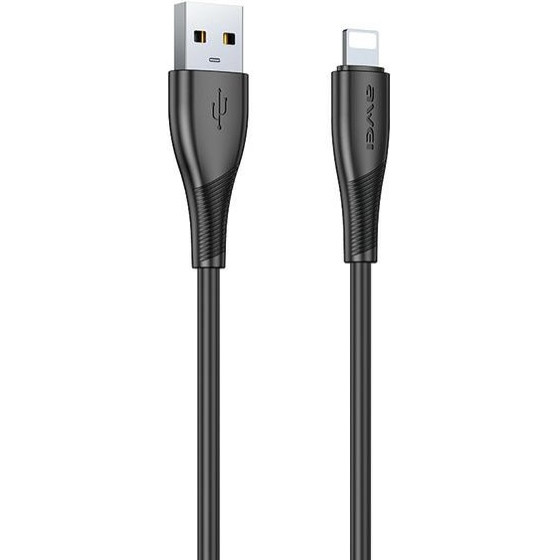 Awei Kabel Usb Na Lightningczarny/Black - (CL-182L)
