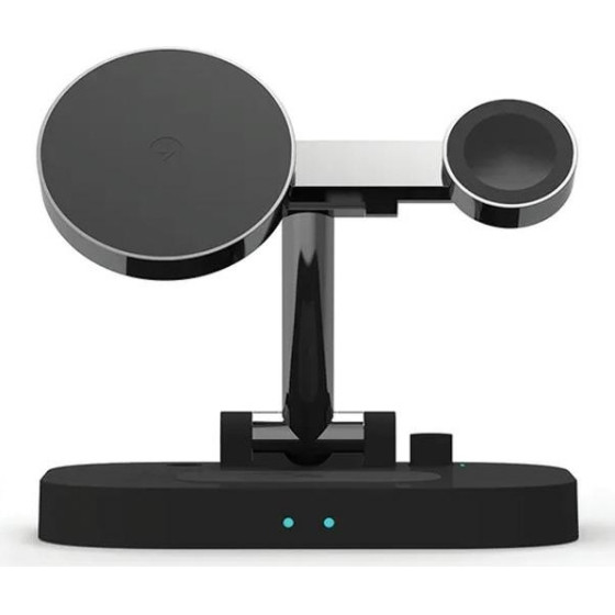 Awei lad. Indukcyjna 4w1 W2215W Fast Charging czarny/Black - (W22)