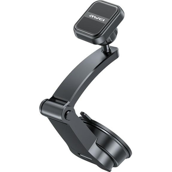 Awei Magnetyczny Uchwyt Samochodowy X54do szyby/Na Kokpit czarny/Black - (X54)
