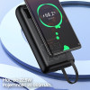 Awei Powerbank 20000mAh 22.5Wczarny/Black Wyswietlacz + Kable PD/Lightning - (P169K)