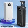 Awei Powerbank 20000mAhczarny/Black Wyswietlacz + Kable USB/PD/Lightning/Microusb - (P134K)