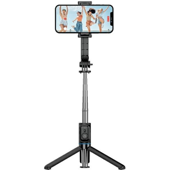 Awei Selfie Stick czarny/Black - (X49)
