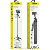 Awei Selfie Stick czarny/Blackaluminiowy /Aluminum Alloy - (X56)