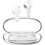 Awei Sluchawki Bluetooth 5.3 T85 Enctws + Stacja Dokujaca bialy/White - (T85 ENC)