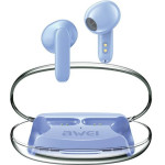 Awei Sluchawki Bluetooth 5.3 T85 Enctws + Stacja Dokujaca niebieski/Blue - (T85 ENC)