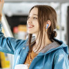 Awei Sluchawki Bluetooth 5.3 T85 Enctws + Stacja Dokujaca rozowy/Pink - (T85 ENC)