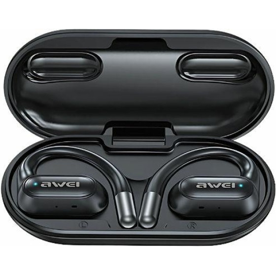 Awei Sluchawki Bluetooth 5.4 Ows T93+ Stacja Dokujaca czarny/Black - (T93)