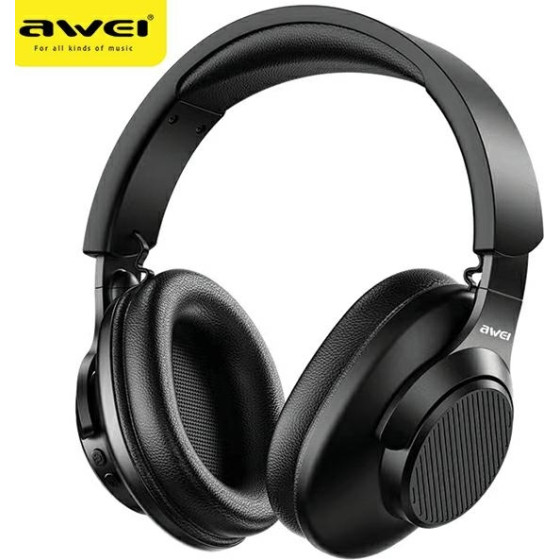 Awei Sluchawki Nauszne Ancbluetooth czarny/Black - (A997 Pro)