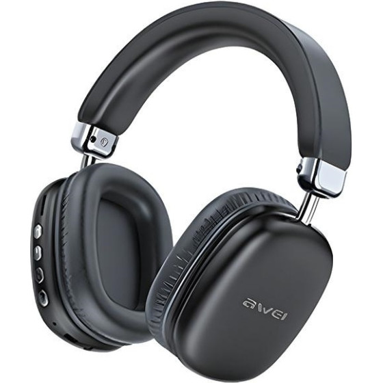 Awei Sluchawki Nauszne Bluetooth AT7czarny/Black - (AT7)