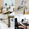 Awei Uchwyt Biurkowy X3 4''-10,5'' bialy/White Dlugie Ramie - (X3W)