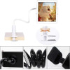 Awei Uchwyt Biurkowy X3 4''-10,5'' bialy/White Dlugie Ramie - (X3W)