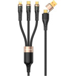 Awei usb-c/lightning/Mico 3in2 Cable black/Black - (CL-228)