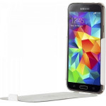 Bugatti Ultrathin Geneva Samsung G900 S5fLip Bialy - (08462)