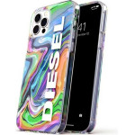 DIESEL Clear Case Digital Holographicaop Iphone 12/12 Pro holograficzny-bialy/holographic-White - (44315)