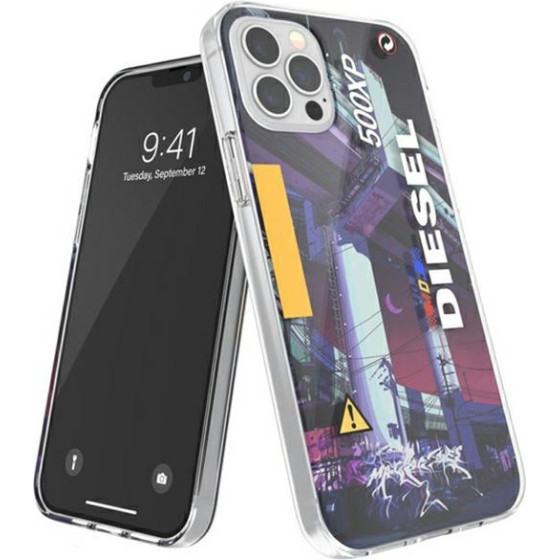 DIESEL Clear Case Mad Dog Jones Aopiphone 12/12 Pro multikolor/Colorful - (44324)