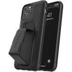 DIESEL Grip Case Leather Look iPhone12/12 Pro czarny/Black - (42534)