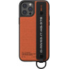 DIESEL Handstrap Case Utility Twilliphone 12/12 Pro czarno-pomaranczowy/black-Orange - (44288)