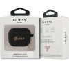 Guess Airpods 3 Cover Black Silicone Charm Heart Collection - (GUA3LSCHSK)