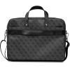 Guess Bag 16'' Black Saffiano 4G Triangle Logo - (GUCB15P4TK)