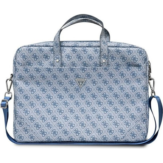 Guess Bag 16'' Blue Saffiano 4G Triangle Logo - (GUCB15P4TB)