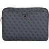 Guess Bag Sleeve 14'' 4G Zipper Pocket Triangle Logo Black - (GUCS14ZP4DPTK)