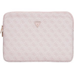 Guess Bag Sleeve 14'' 4G Zipper Pocket Triangle Logo Pink - (GUCS14ZP4DPTP)