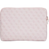 Guess Bag Sleeve 14'' 4G Zipper Pocket Triangle Logo Pink - (GUCS14ZP4DPTP)