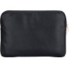 Guess Bag Sleeve 14'' Grained Zipper Pocket Triangle Logo Black - (GUCS14ZPGTSPSK)